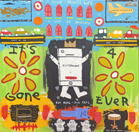 David "Big Dutch" Nally | DN0 | Not So Much | 32x36, price $1500 at the Outsider Folk Art Gallery